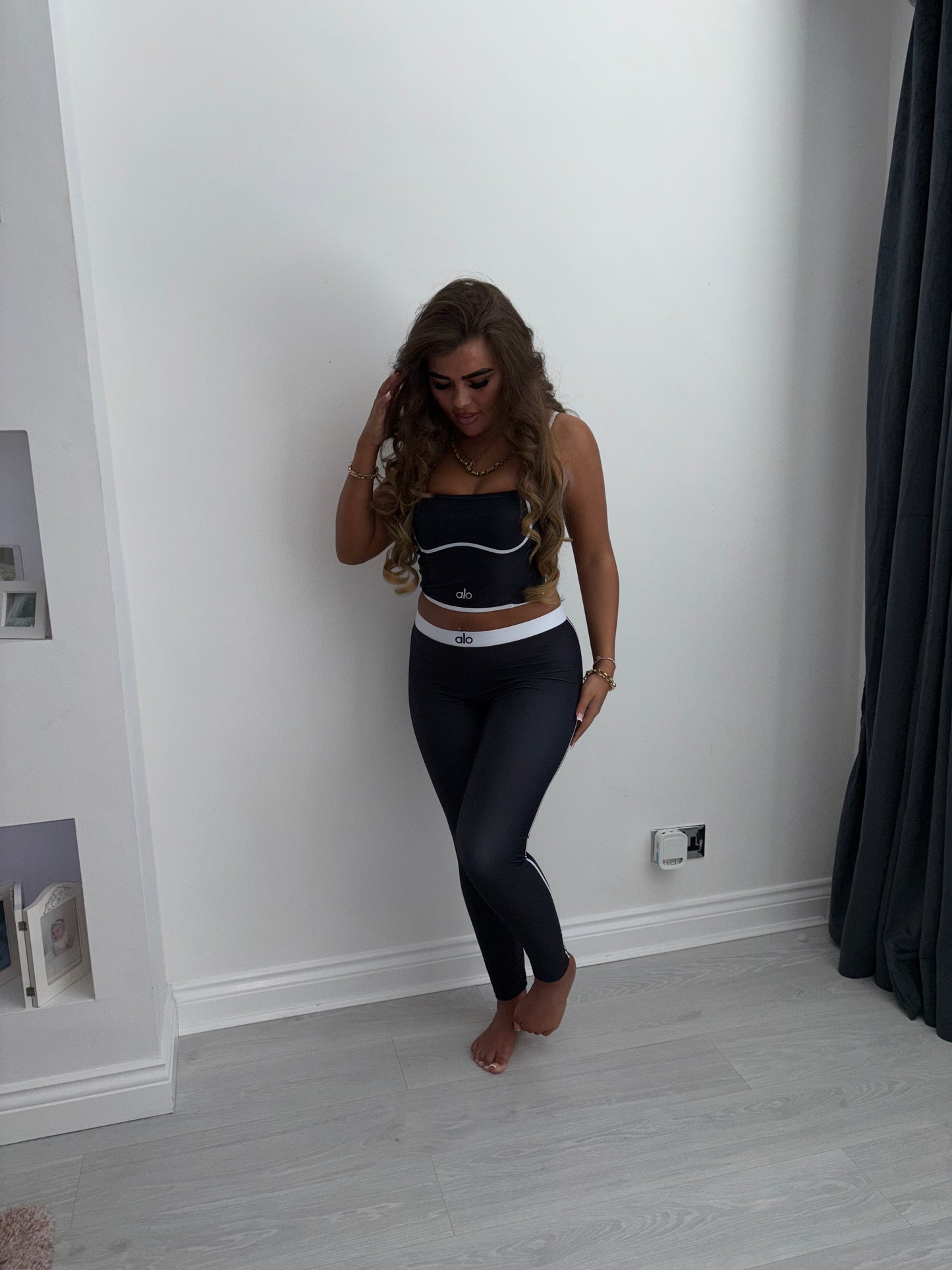 Cropped two piece set