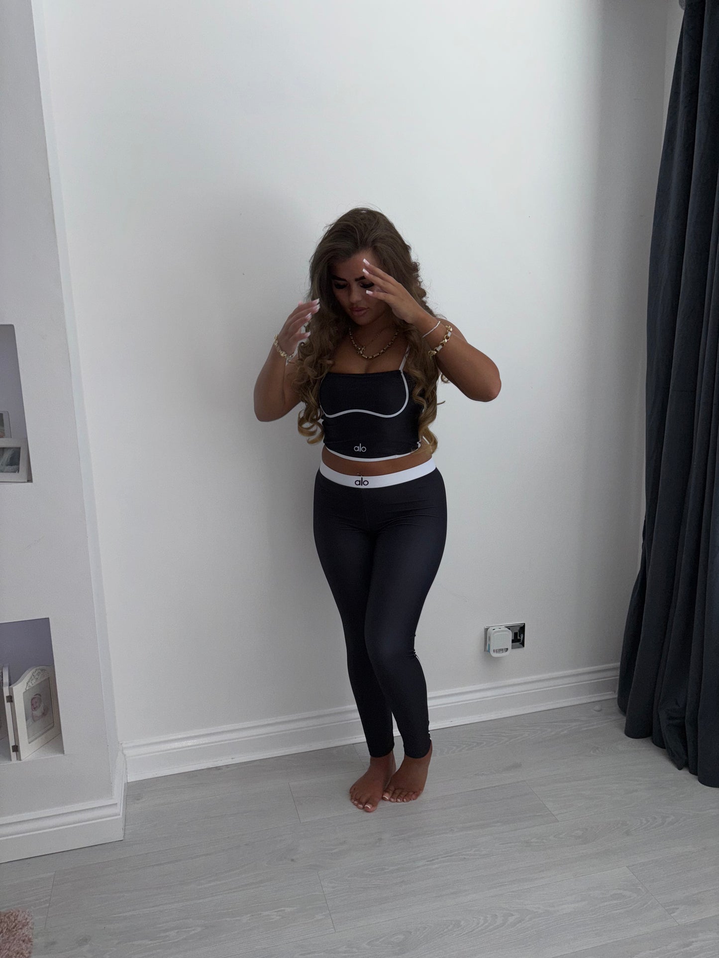 Cropped two piece set
