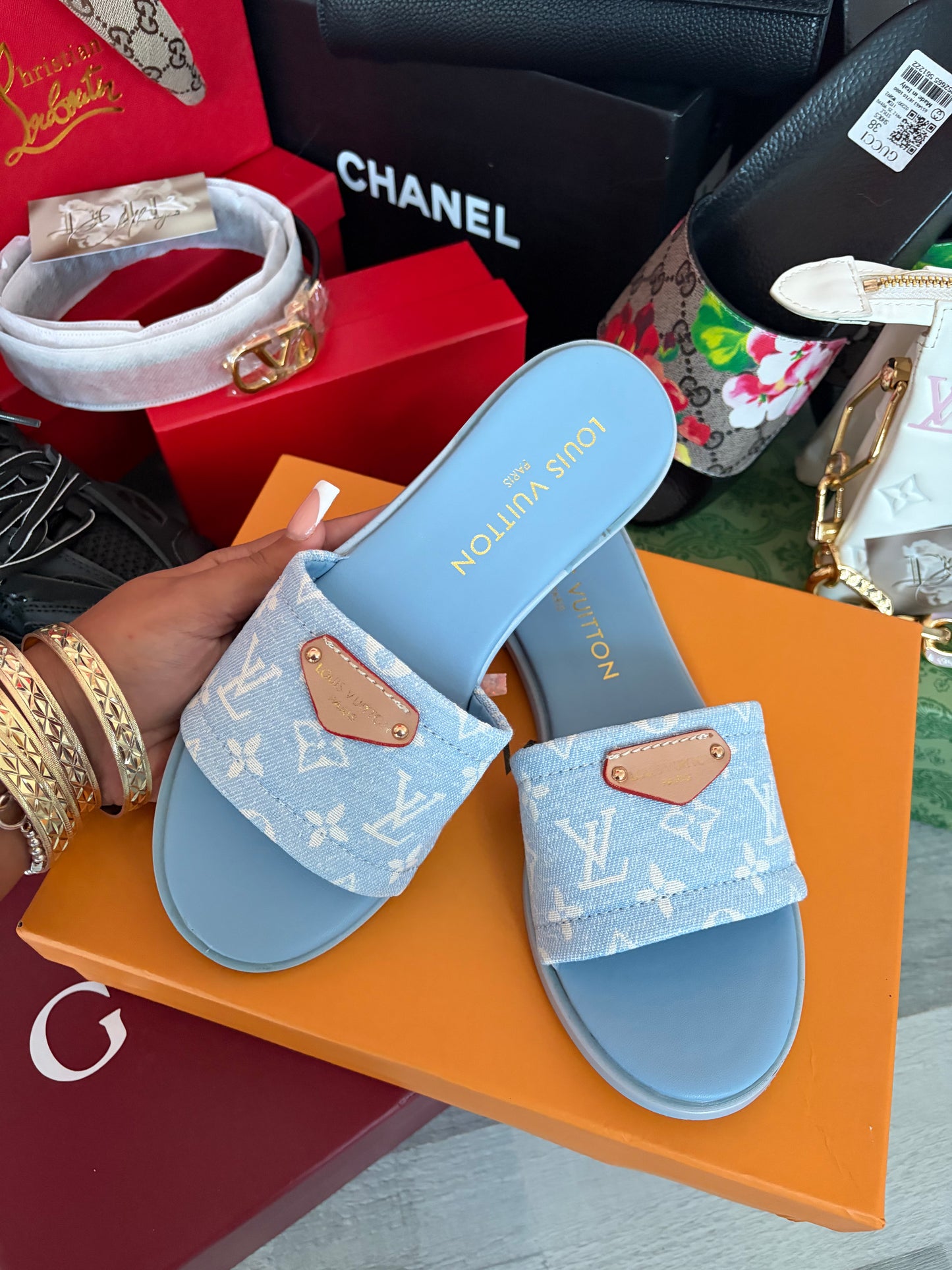 Blue lv sliders