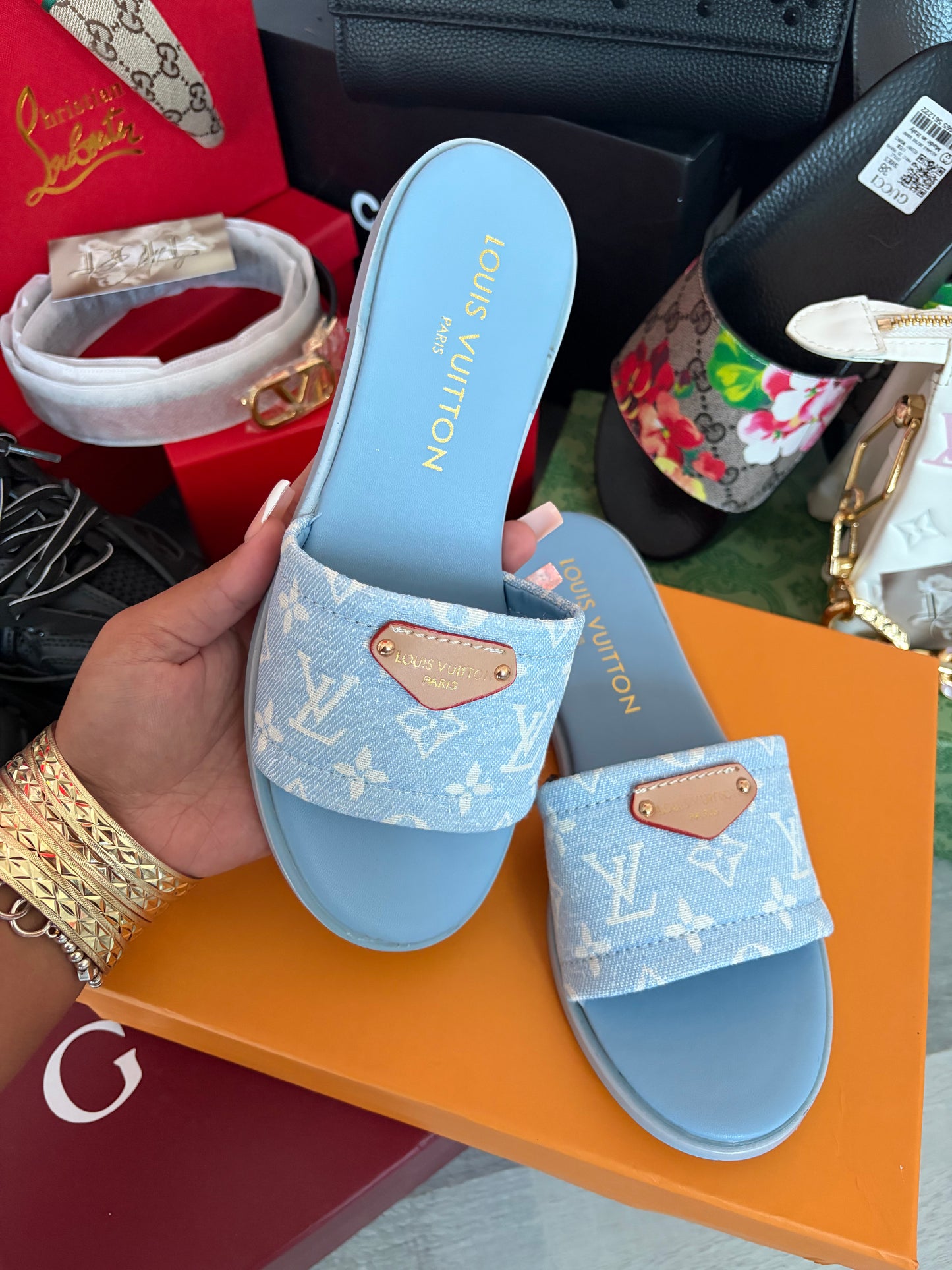 Blue lv sliders