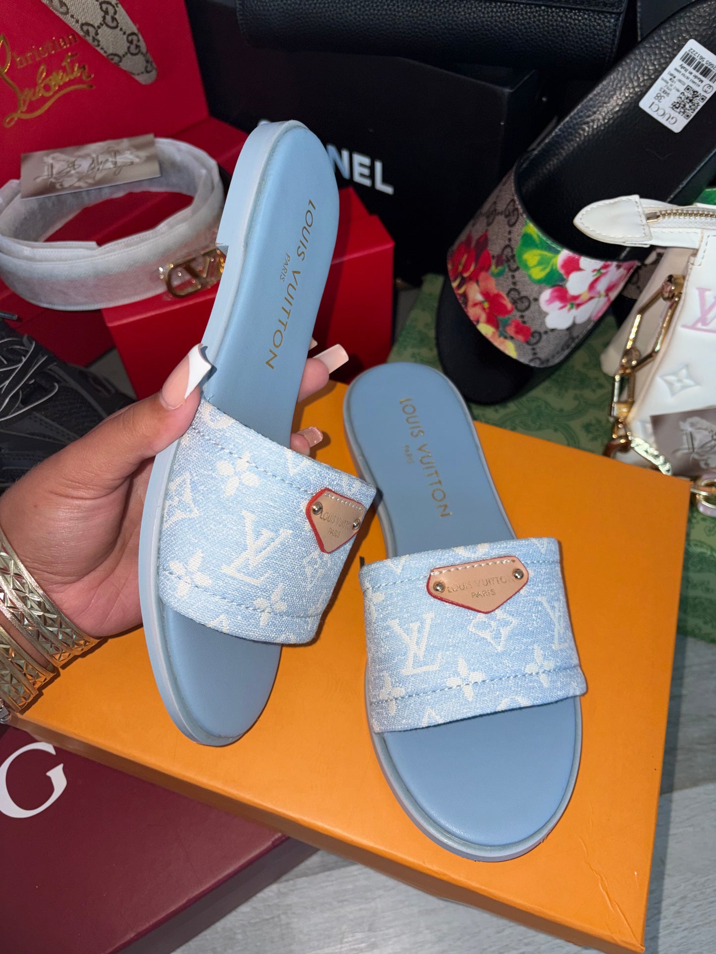 Blue lv sliders